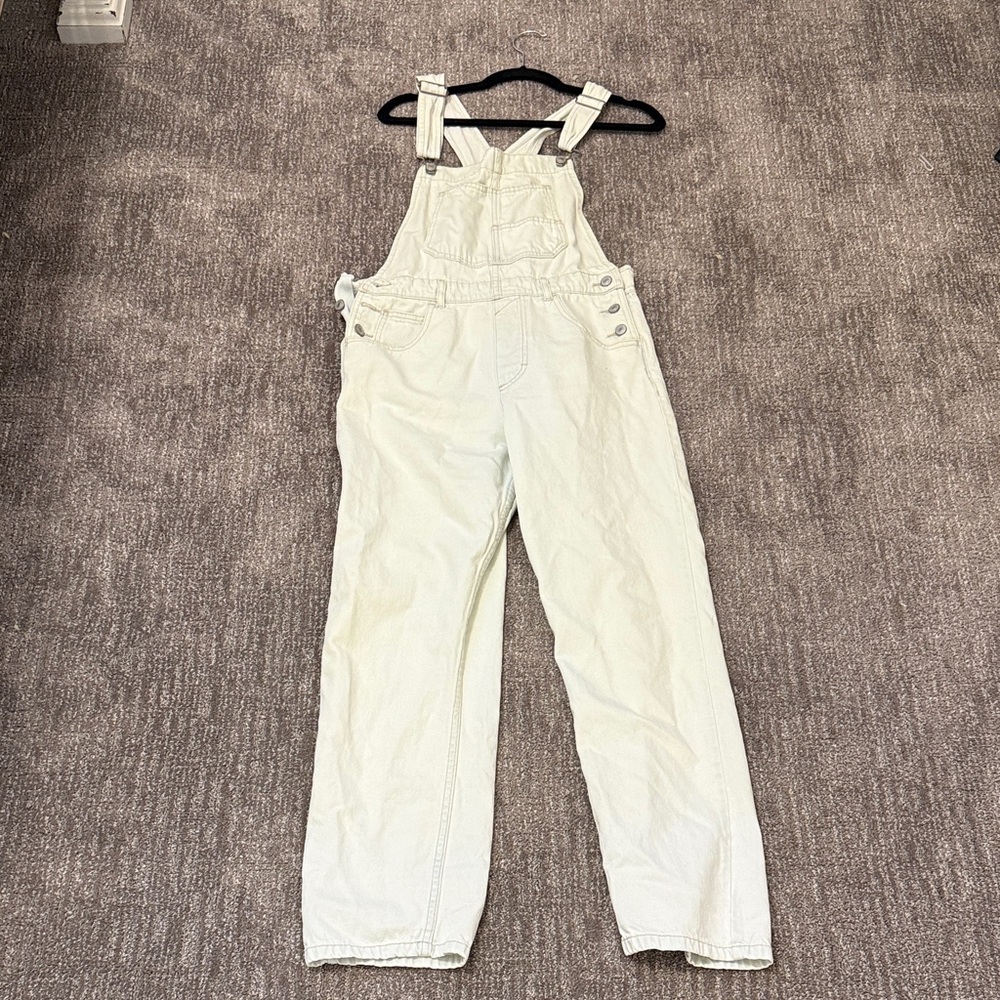 Free People Women's Light denim Overalls